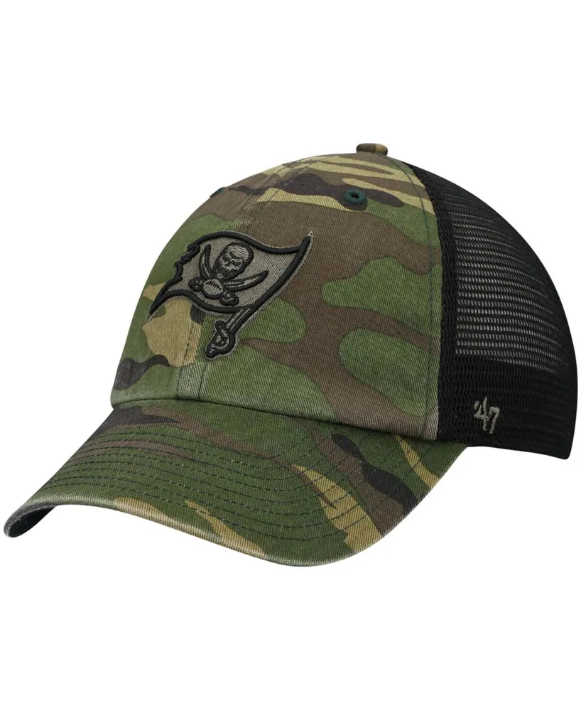 Men's Camo Tampa Bay Buccaneers Branson Mvp Trucker Snapback Hat