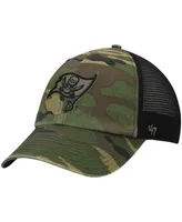 Men's Camo Tampa Bay Buccaneers Branson Mvp Trucker Snapback Hat