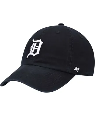Boys Navy Detroit Tigers Team Logo Clean Up Adjustable Hat