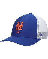 Men's Royal, White New York Mets Primary Logo Trucker Snapback Hat