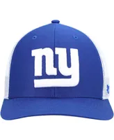 Men's Royal, White New York Giants Trucker Snapback Hat