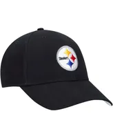 Boys Black Pittsburgh Steelers Basic Mvp Adjustable Hat