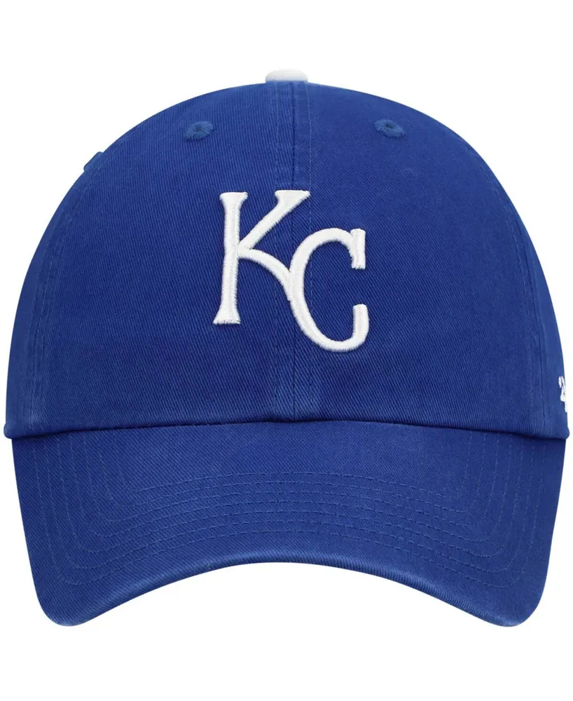 Boys Royal Kansas City Royals Team Logo Clean Up Adjustable Hat