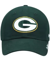 Women's Green Green Bay Packers Miata Clean Up Primary Adjustable Hat