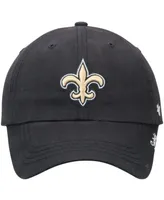 Women's Black New Orleans Saints Miata Clean Up Adjustable Hat