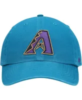 Men's Teal Arizona Diamondbacks Logo Cooperstown Collection Clean Up Adjustable Hat