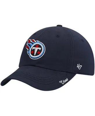 Women's Navy Tennessee Titans Miata Clean Up Primary Adjustable Hat