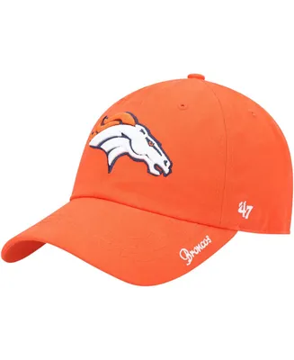 Women's Orange Denver Broncos Miata Clean Up Secondary Adjustable Hat