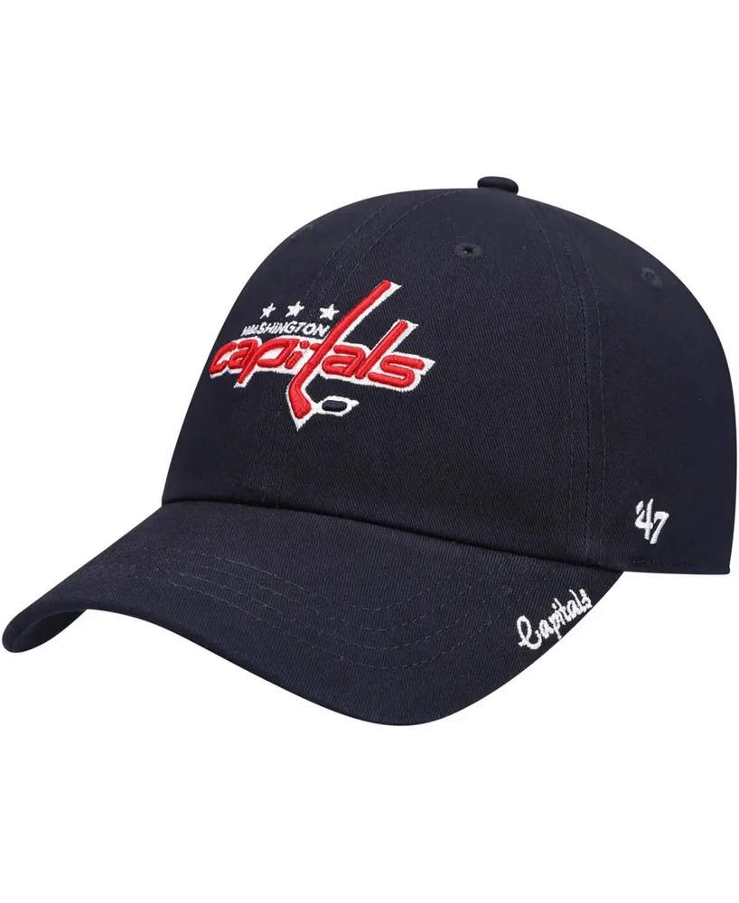 Women's Navy Washington Capitals Team Miata Clean Up Adjustable Hat