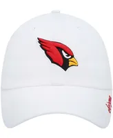 Women's White Arizona Cardinals Miata Clean Up Logo Adjustable Hat