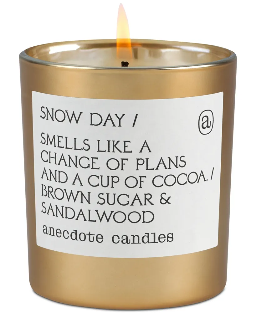 Anecdote Candles Snow Day Smells Like A Change Of Plans and A Cup of Cocoa Candle, 9