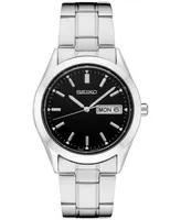 Seiko Men's Essentials Stainless Steel Bracelet Watch 38mm