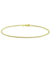 Giani Bernini Rope Link Bracelet in 18k Gold-Plated Sterling Silver, Created for Macy's