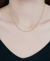 Giani Bernini Box Link 16" Chain Necklace in 18k Gold-Plated Sterling Silver, Created for Macy's