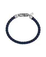 Men's Stainless Steel Leather Bracelet