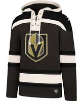 Men's Charcoal, Black Vegas Golden Knights Superior Lacer Pullover Hoodie