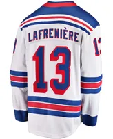 Men's Alexis Lafreniere White New York Rangers Away Premier Breakaway Player Jersey