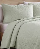 Tommy Bahama Solid Costa Sera Cotton Reversible Quilt