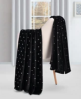 Superior Ultra -Plush Polka Dot Fleece Blanket