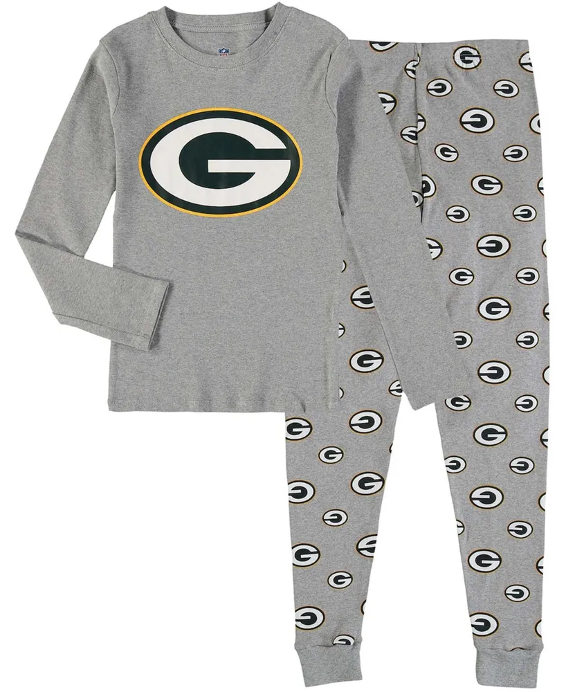 Outerstuff Toddler Boys and Girls Heathered Gray Dallas Cowboys Long Sleeve  T-shirt and Pants Sleep Set - Macy's