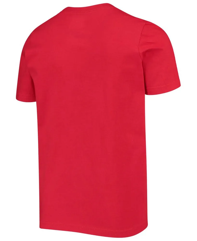 Big Boys and Girls Red Washington Capitals Digital T-shirt