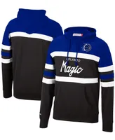 Men's Royal and Black Orlando Magic Head Coach Pullover Hoodie