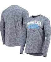 Men's Navy Tennessee Titans Camo Long Sleeve T-shirt