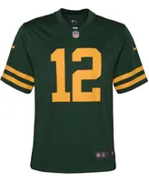 Big Boys and Girls Aaron Rodgers Bay Packers Alternate Game Player Jersey