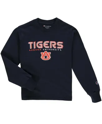 Big Boys and Girls Navy Auburn Tigers Jersey Long Sleeve T-shirt