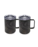 Thirstystone by Cambridge 16 oz Insulated Coffee Mugs Set