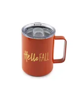 Thirstystone by Cambridge 16 oz "Hello Fall" Insulated Coffee Mugs Set, 2 Piece