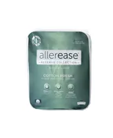 AllerEase Cotton Fresh Waterproof Allergen Barrier Fitted Mattress Pad-Twin