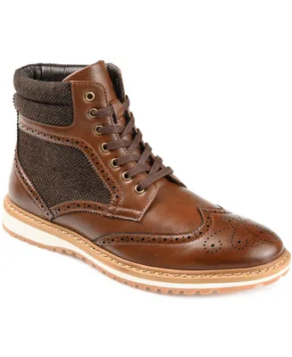 Vance Co. Men's Harlan Wingtip Ankle Boots
