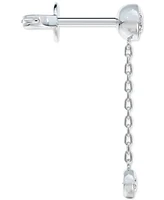 Portfolio by De Beers Forevermark Diamond Bezel Chain Drop Earrings (5/8 ct. t.w.) in 14k White Gold