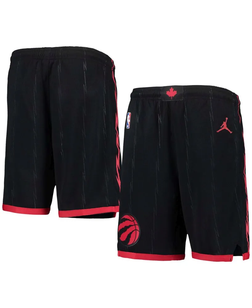 Big Boys and Girls Black Toronto Raptors 2019/20 Swingman Performance Shorts - Statement Edition