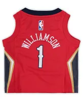 Infant Zion Williamson Red New Orleans Pelicans 2020/21 Jersey - Statement Edition