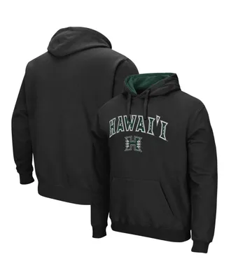 Men's Hawaii Warriors Arch and Logo Pullover Hoodie