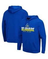 Men's Royal Delaware Fightin' Blue Hens Lantern Pullover Hoodie