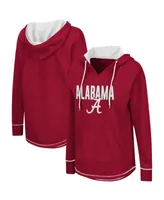 Women's Crimson Alabama Tide Tunic Pullover Hoodie