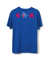 Men's Royal Philadelphia 76ers Nba x Pac Man High Score T-shirt