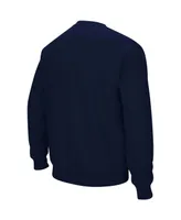 Men's Navy Cal Bears Arch Logo Crew Neck Sweatshirt