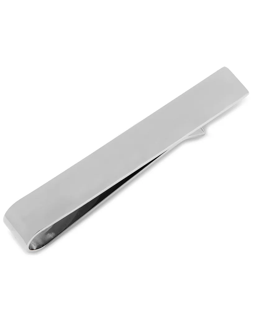 Cufflinks Inc. Ox and Bull Trading Co. Stainless Steel Engravable Tie Bar - Silver