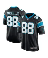 Men's Terrace Marshall Jr. Black Carolina Panthers 2021 Nfl Draft Pick Player Game Jersey