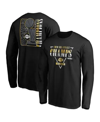 Men's Black Los Angeles Lakers 2020 Nba Finals Champions Believe The Game Signature Long Sleeve T-shirt