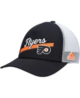 Women's Black, White Philadelphia Flyers Foam Trucker Snapback Hat