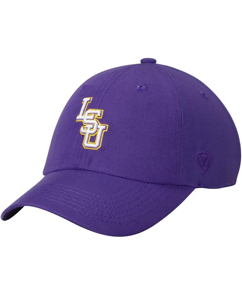 Men's Purple Lsu Tigers Staple Adjustable Hat