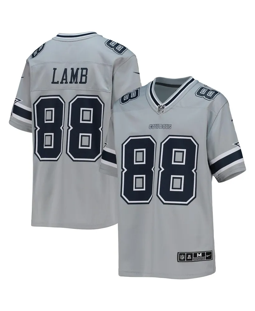 Youth Nike Dak Prescott Silver Dallas Cowboys Inverted Team Game Jersey 