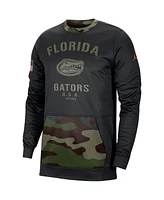 Men's Black, Camo Florida Gators Military-Inspired Appreciation Performance Pullover Sweatshirt