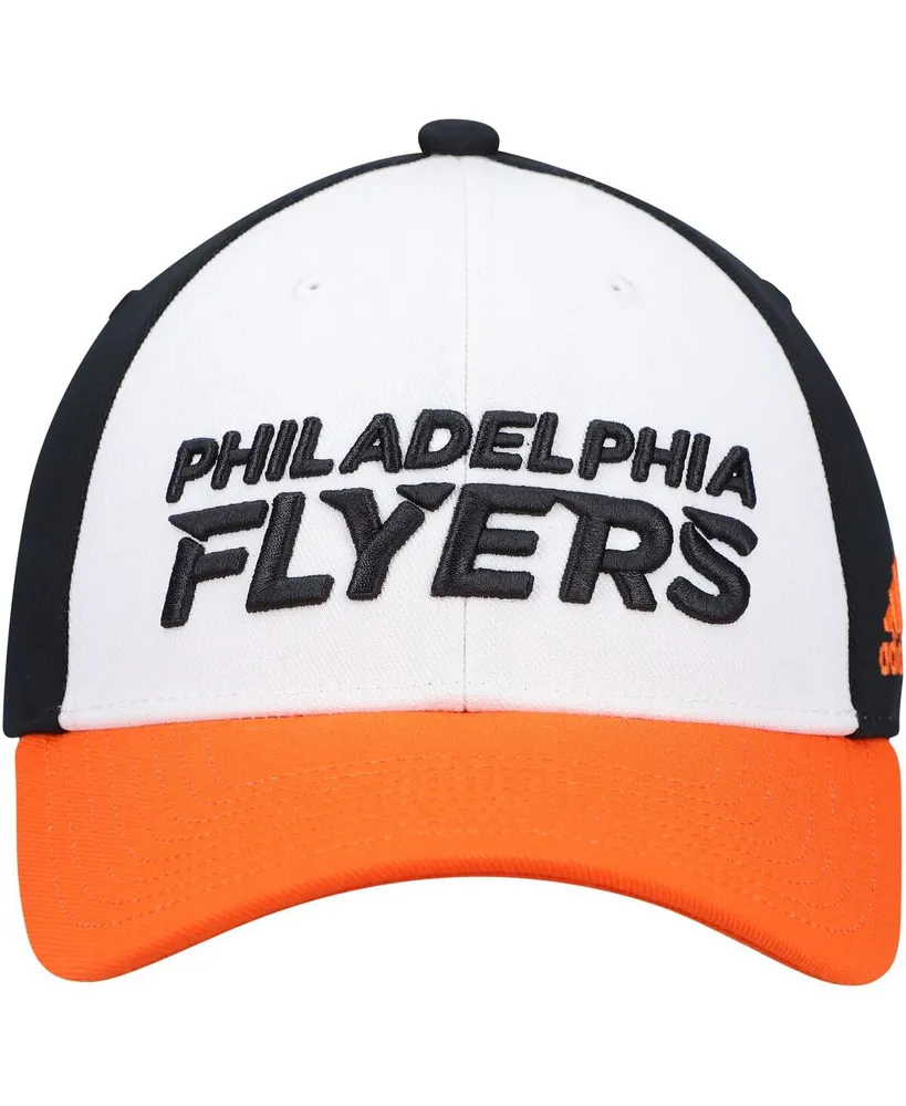 Men's White Philadelphia Flyers Locker Room Adjustable Hat