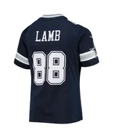 Big Kids Ceedee Lamb Navy Dallas Cowboys Game Jersey